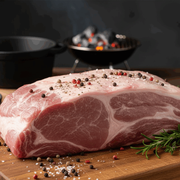 9,378kg Varkensnekbraadstuk - Zonder Bot (8 verpakte stukken)