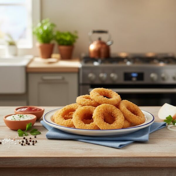 10 kg Gepaneerde Uienringen (10 verpakkingen × 1 kg)