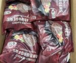 10 kg Gekruide Hamburgers (varkens- en rundvlees) – Doos van 10 × 1 kg - Afbeelding 4