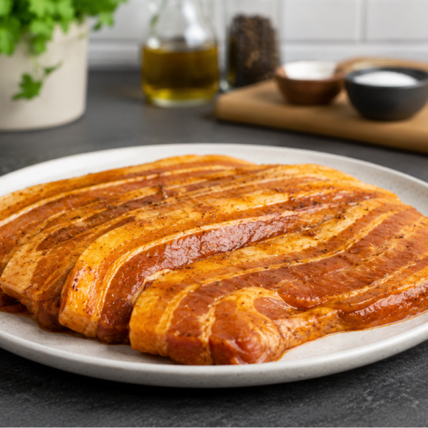 8,4 kg Gekruide Varkensbuik – 12 x 700 g