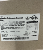 7kg Gekruide Varkensbuik BBQ - 500 g x 14 - Afbeelding 3