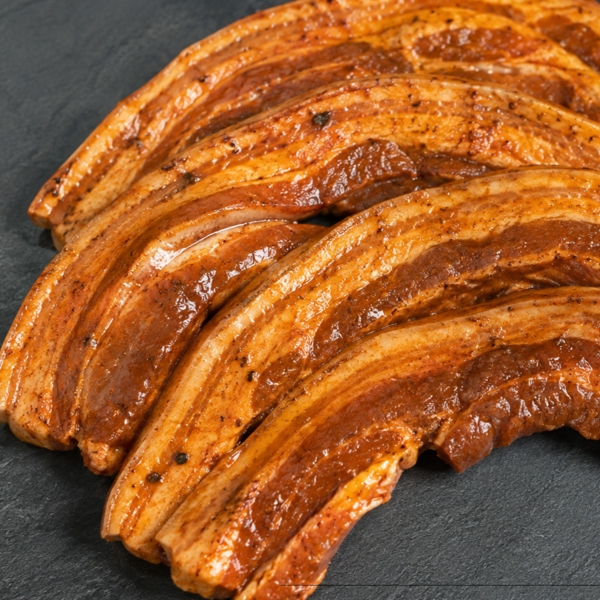 7kg Gekruide Varkensbuik BBQ - 500 g x 14