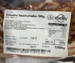 7kg Varkensbuikspek Plakken Naturel - 500 g x 14 verpakking - Afbeelding 2