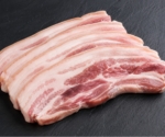 7kg Varkensbuikspek Plakken Naturel - 500 g x 14 verpakking