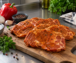 circa 8,5 kg Varkenssteaks Paprika – verpakkingen van 600 g