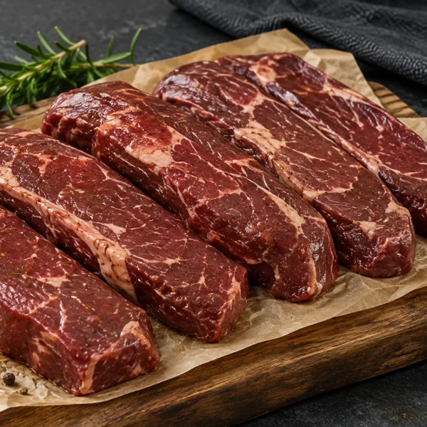10 kg Entrecôte Steaks Gekruid - 10 verpakkingen x 1 kg